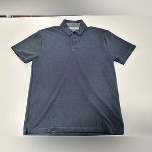 Twillory Men's Striped Polo Shirt - Black and Grey